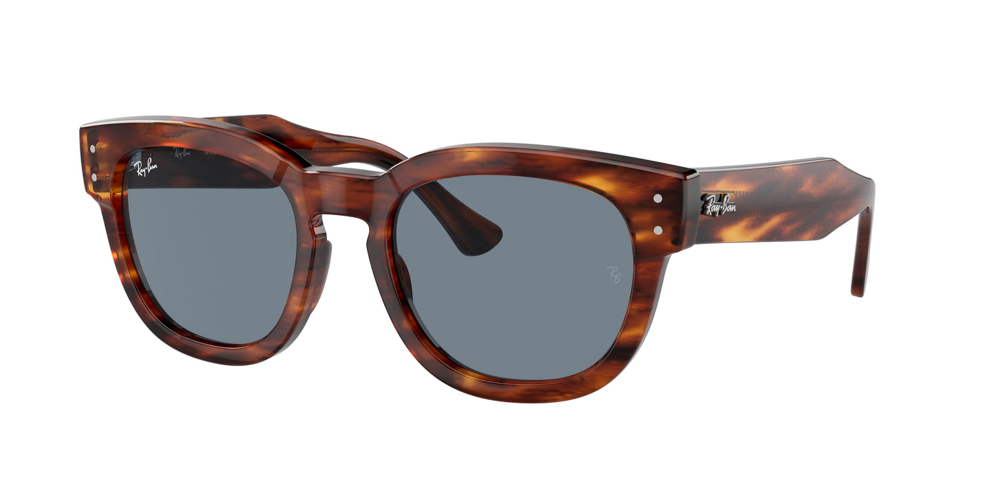 Ray-Ban MEGA HAWKEYE RB0298S Square Sunglasses 954/62-Striped Havana 53-145-21 - Color Map Brown