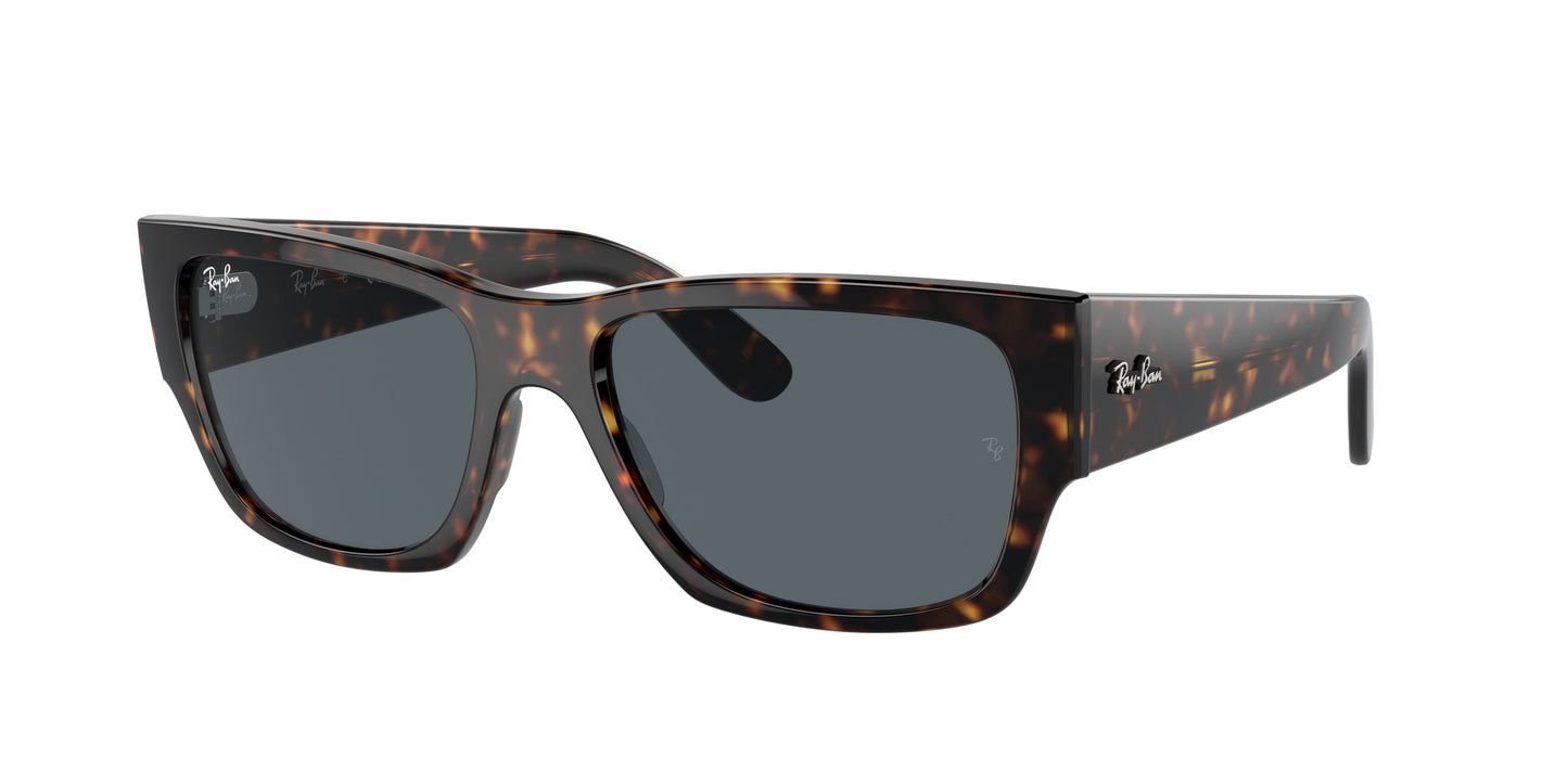 Ray-Ban CARLOS RB0947S Rectangle Sunglasses 902/R5-Havana 56-145-18 - Color Map Tortoise