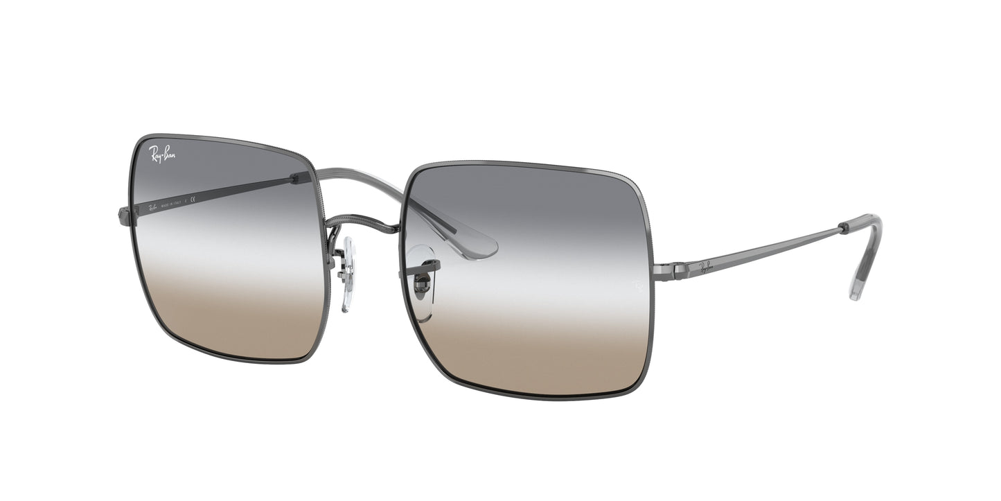 Ray-Ban SQUARE RB1971 Square Sunglasses 004/GH-Gunmetal 54-145-19 - Color Map Grey