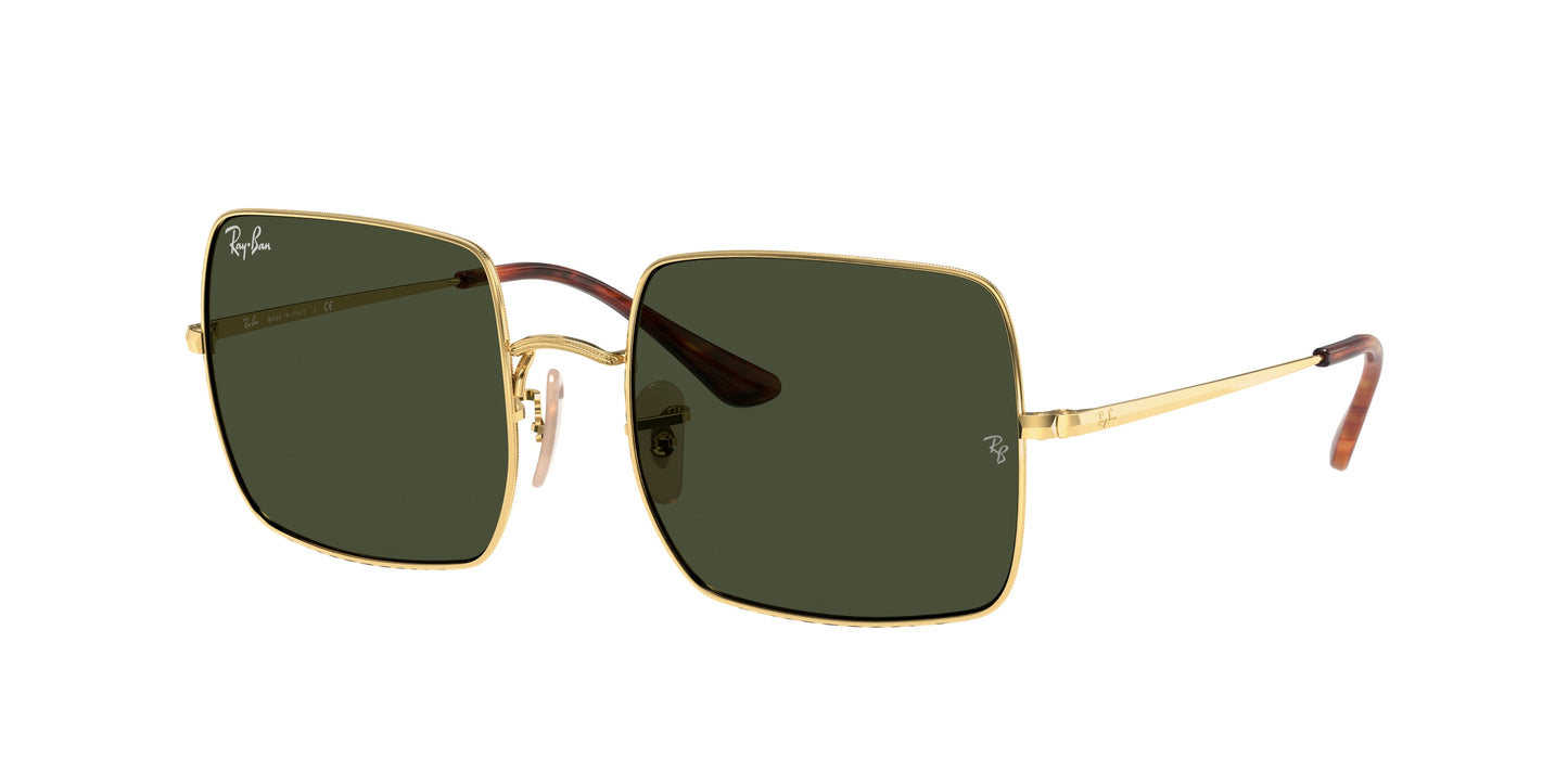 Ray-Ban SQUARE RB1971 Square Sunglasses 914731-Gold 54-145-19 - Color Map Gold