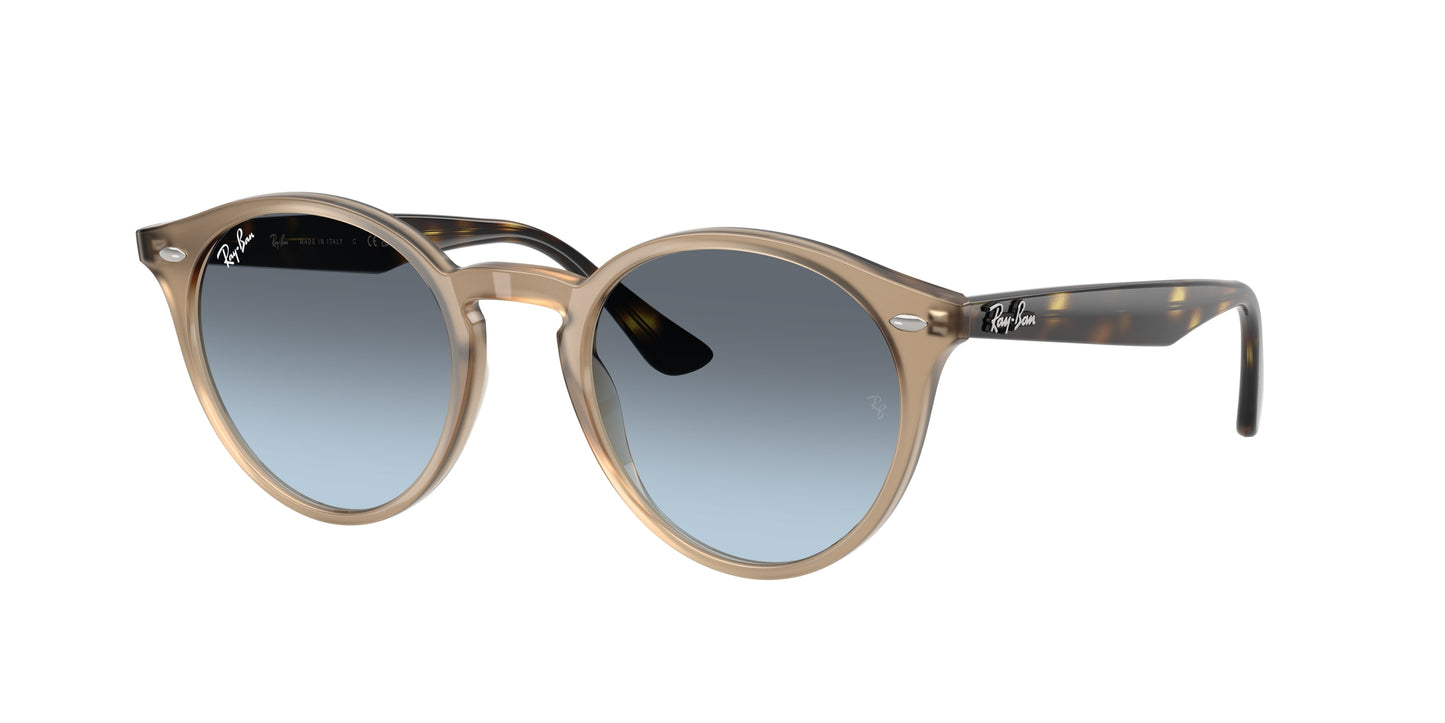 Ray-Ban RB2180F Phantos Sunglasses 8788V1-Turtledove 52-150-20 - Color Map Beige