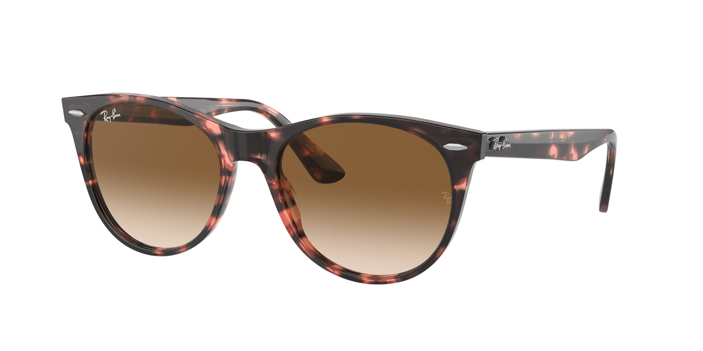 Ray-Ban WAYFARER II RB2185 Phantos Sunglasses 133451-Pink Havana 55-145-18 - Color Map Tortoise