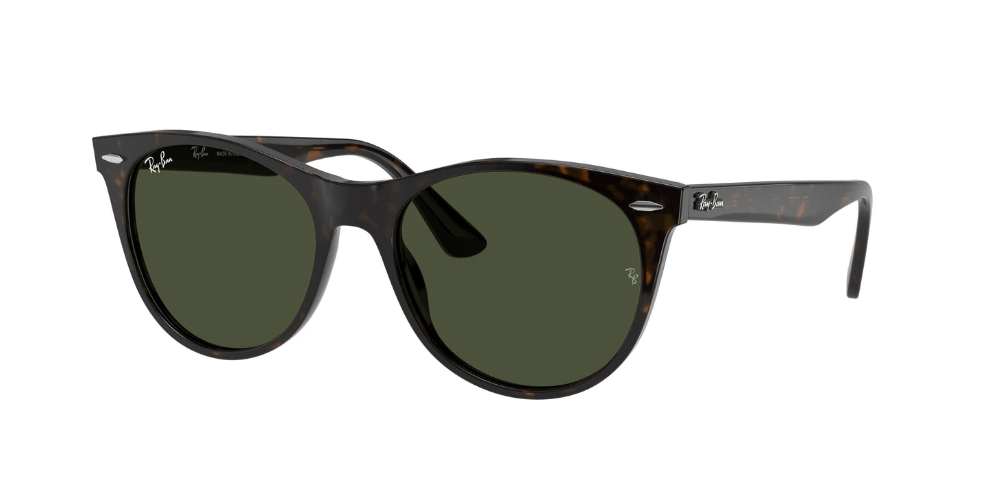 Ray-Ban WAYFARER II RB2185 Phantos Sunglasses 902/31-Tortoise 55-145-18 - Color Map Tortoise
