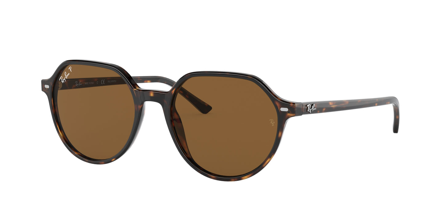 Ray-Ban THALIA RB2195 Square Sunglasses 902/57-Havana 53-145-18 - Color Map Tortoise