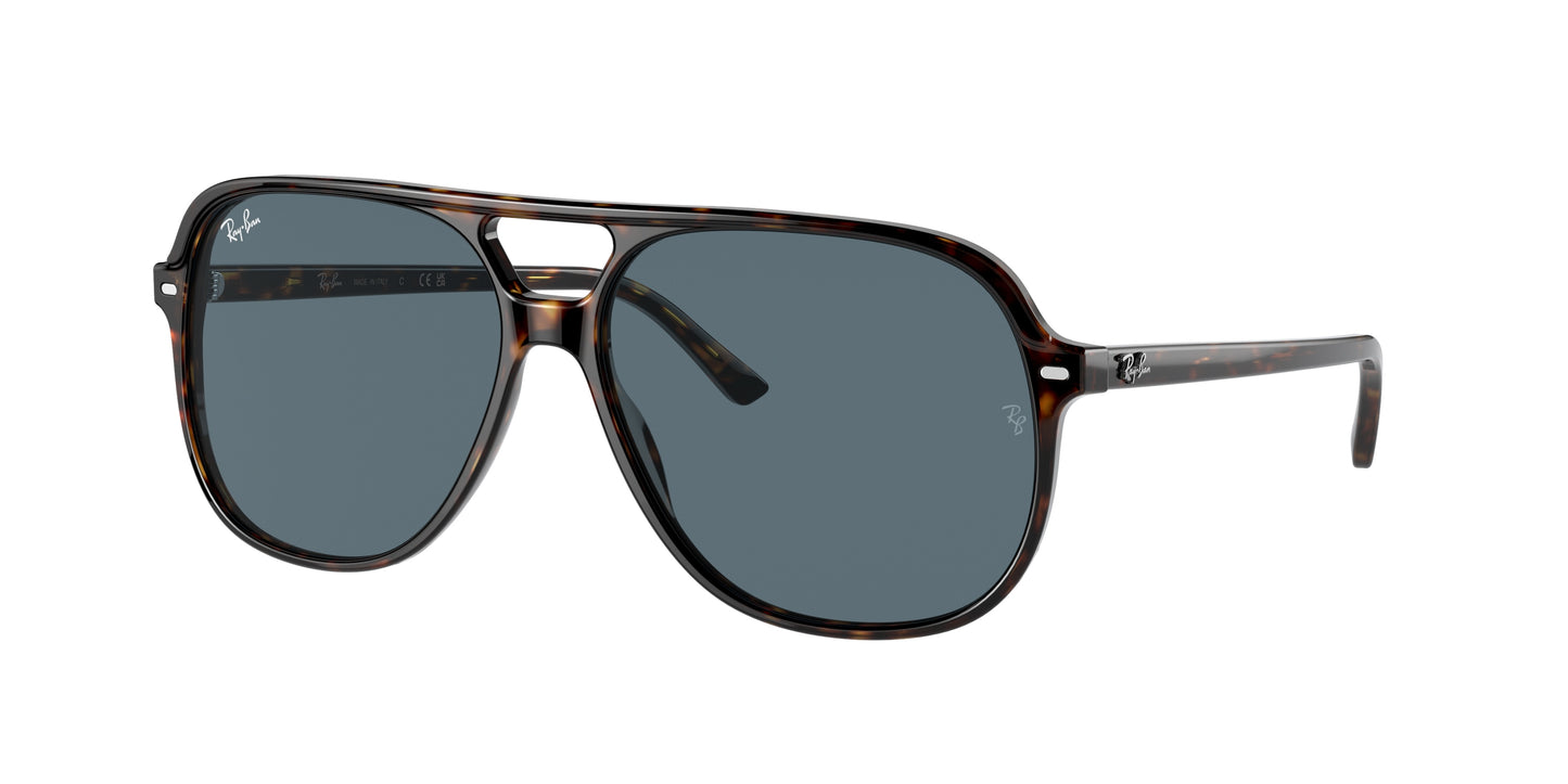 Ray-Ban BILL RB2198 Square Sunglasses 902/R5-Havana 60-145-14 - Color Map Tortoise
