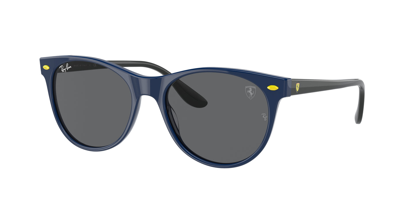 Ray-Ban RB2202M Phantos Sunglasses F668B1-Blue 55-145-18 - Color Map Blue