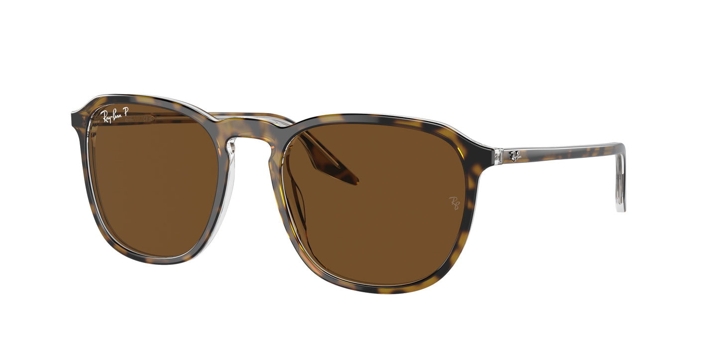Ray-Ban RB2203 Square Sunglasses 139357-Havana 55-145-20 - Color Map Tortoise