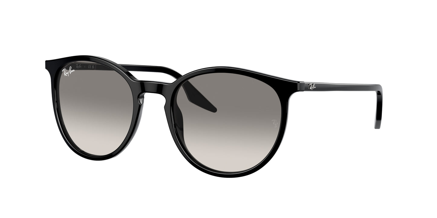 Ray-Ban RB2204F Phantos Sunglasses 901/32-Black 54-145-18 - Color Map Black