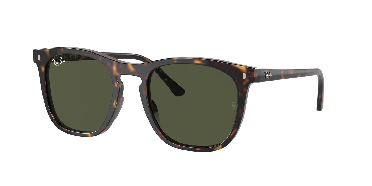 Ray-Ban RB2210 Square Sunglasses 902/31-Havana 53-145-21 - Color Map Tortoise