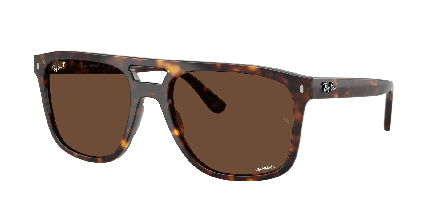 Ray-Ban RB2213CH Square Sunglasses 902/AN-Havana 58-150-20 - Color Map Tortoise