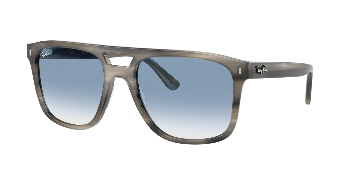 Ray-Ban RB2213 Square Sunglasses 14243F-Grey Havana 58-150-20 - Color Map Tortoise