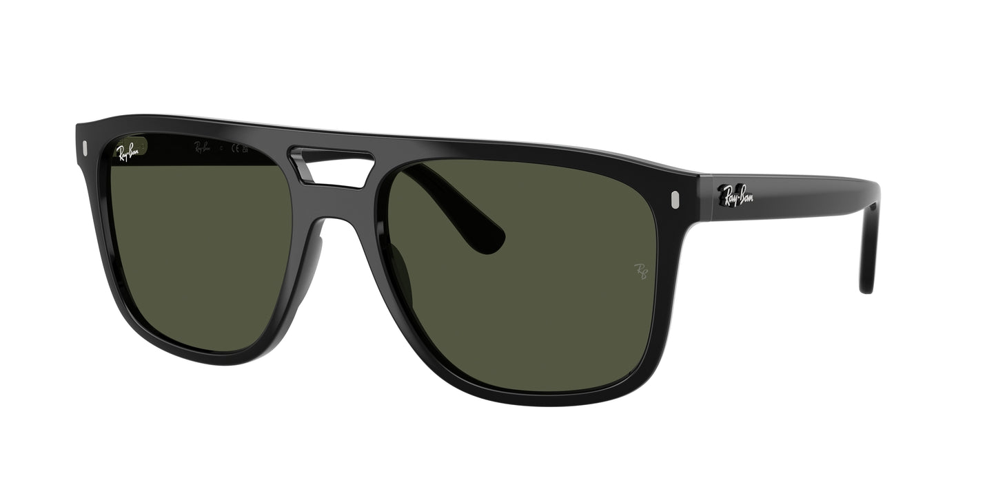 Ray-Ban RB2213 Square Sunglasses 901/31-Black 58-150-20 - Color Map Black