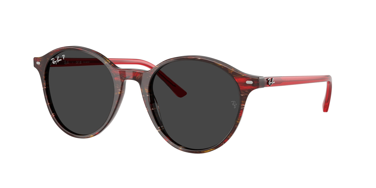 Ray-Ban BERNARD RB2230 Phantos Sunglasses 141948-Transparent Shade Fantasy Red 53-145-21 - Color Map Multicolor