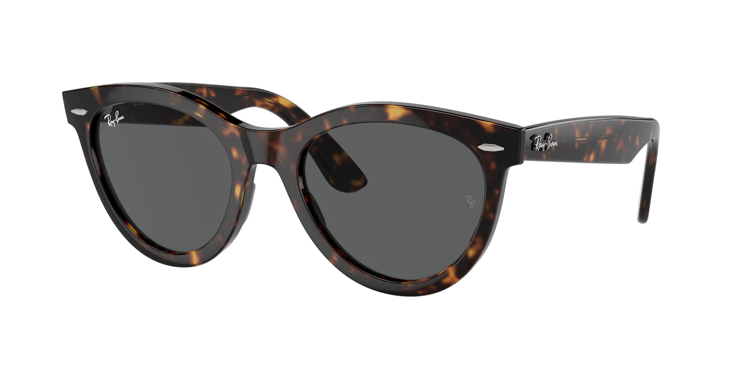 Ray-Ban WAYFARER WAY RB2241F Round Sunglasses 902/B1-Havana 54-150-21 - Color Map Tortoise
