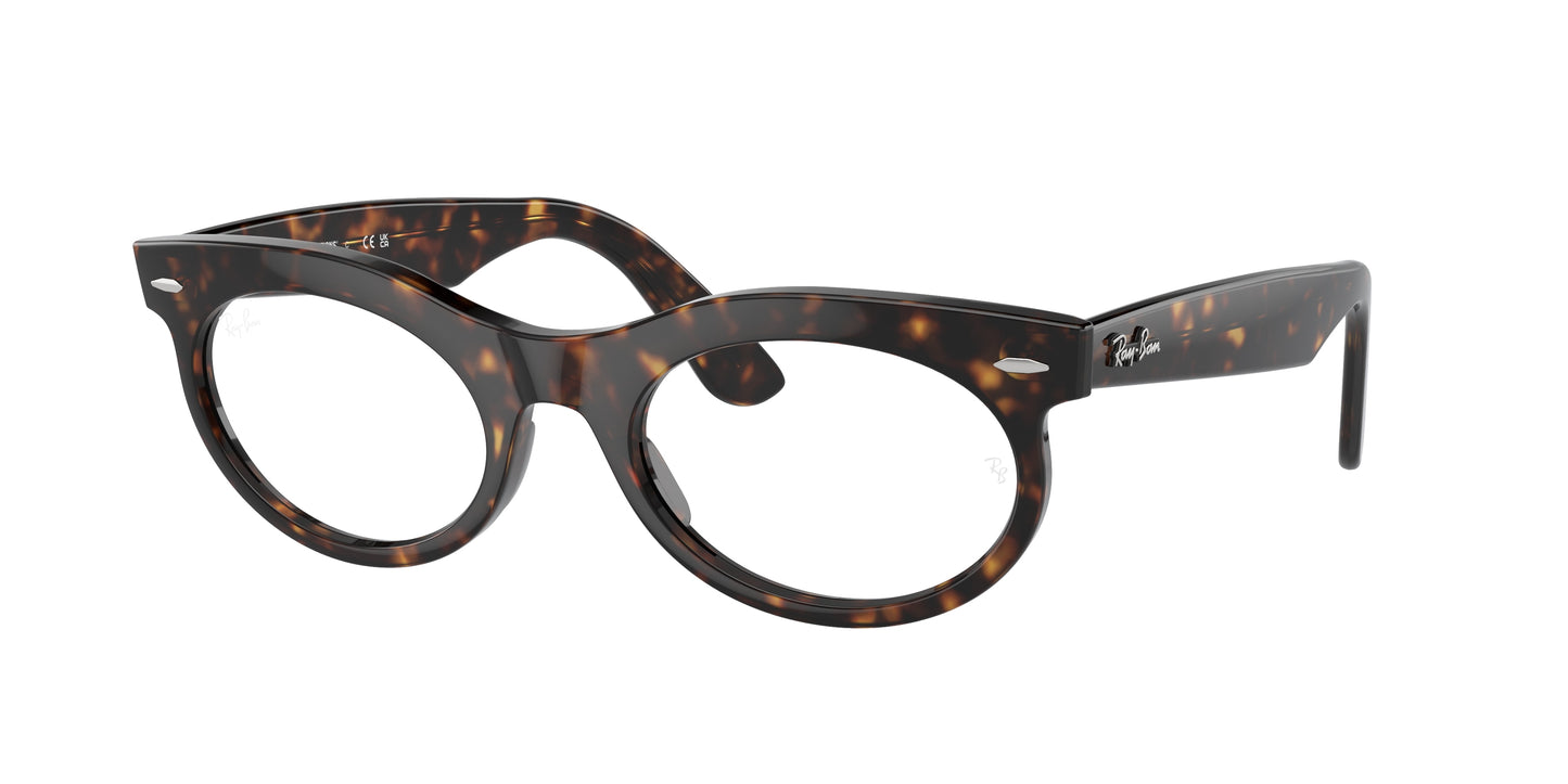 Ray-Ban WAYFARER OVAL RB2242 Oval Sunglasses 902/GI-Havana 53-150-22 - Color Map Tortoise