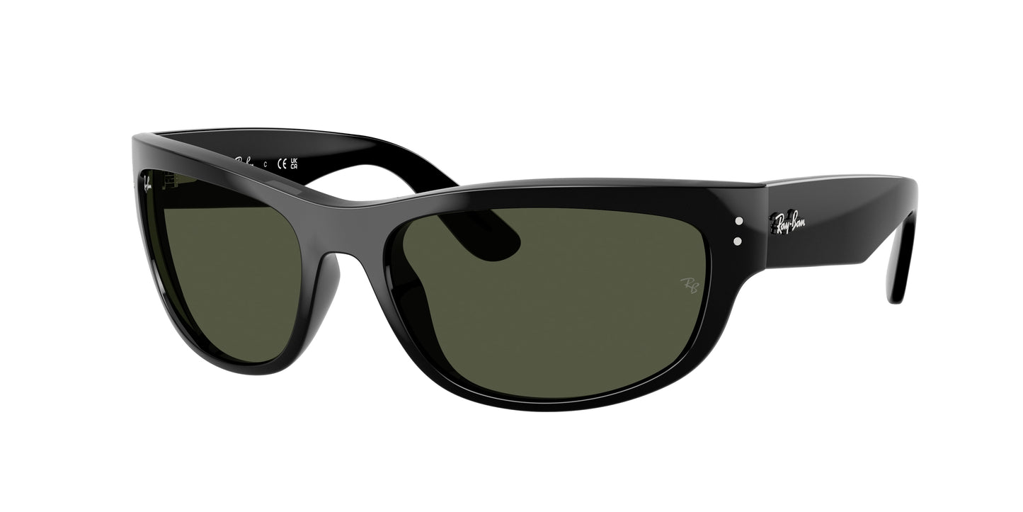 Ray-Ban MEGA BALORAMA RB2289 Pillow Sunglasses 901/31-Black 63-135-19 - Color Map Black