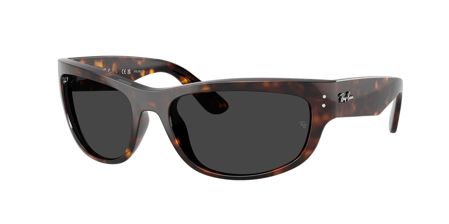 Ray-Ban MEGA BALORAMA RB2289 Pillow Sunglasses 902/48-Havana 63-135-19 - Color Map Tortoise