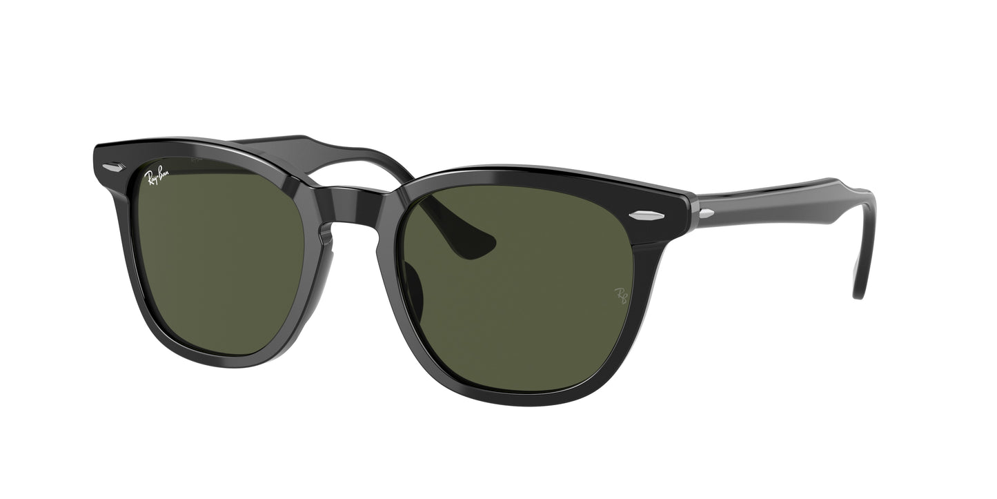 Ray-Ban HAWKEYE RB2298 Square Sunglasses 901/31-Black 52-145-21 - Color Map Black