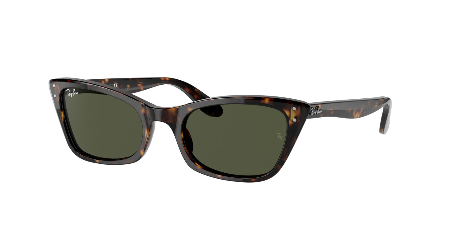 Ray-Ban LADY BURBANK RB2299 Cat Eye Sunglasses 902/31-Havana 55-140-20 - Color Map Tortoise