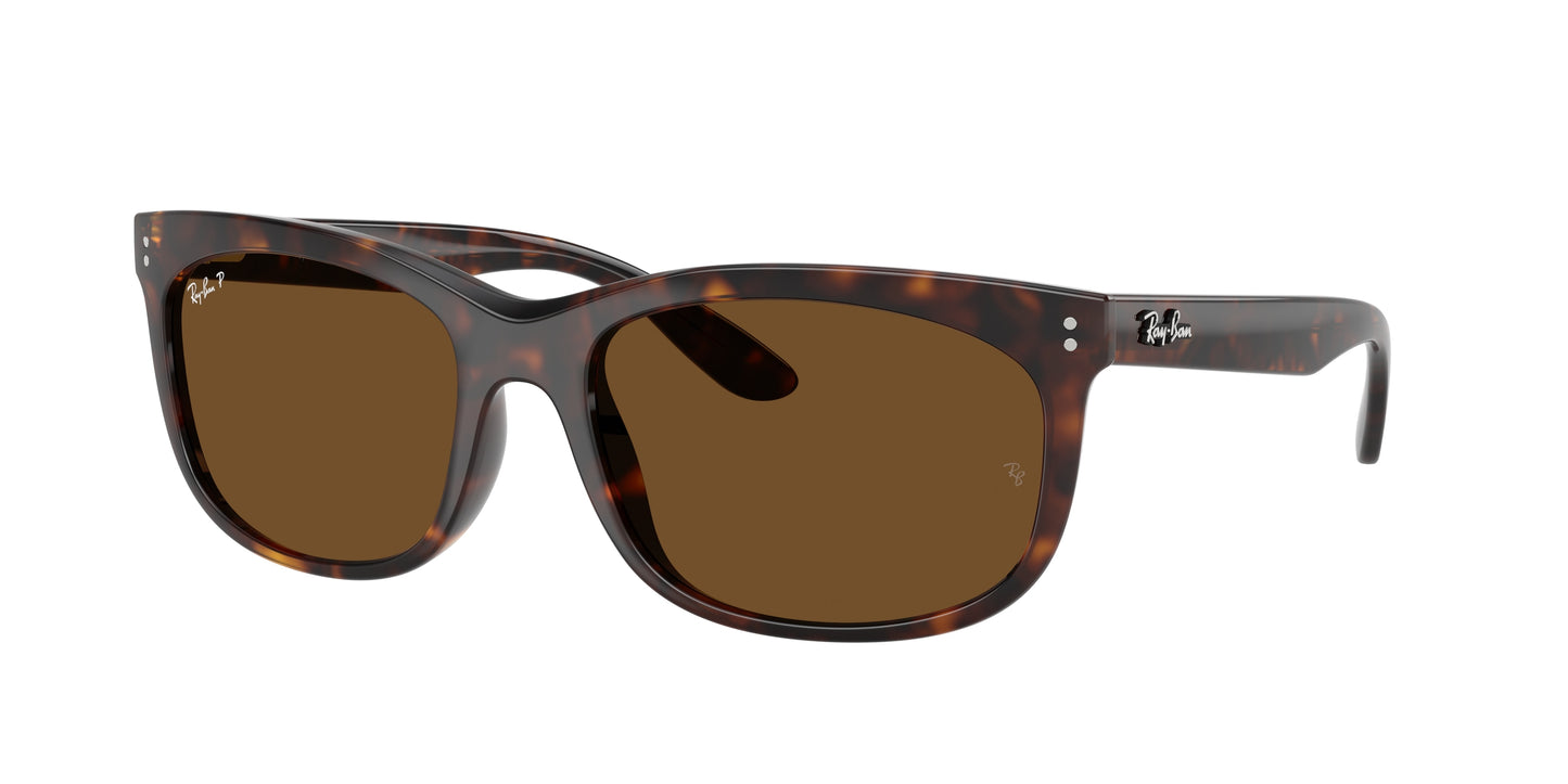 Ray-Ban BALORETTE RB2389F Pillow Sunglasses 902/57-Havana 60-145-19 - Color Map Tortoise