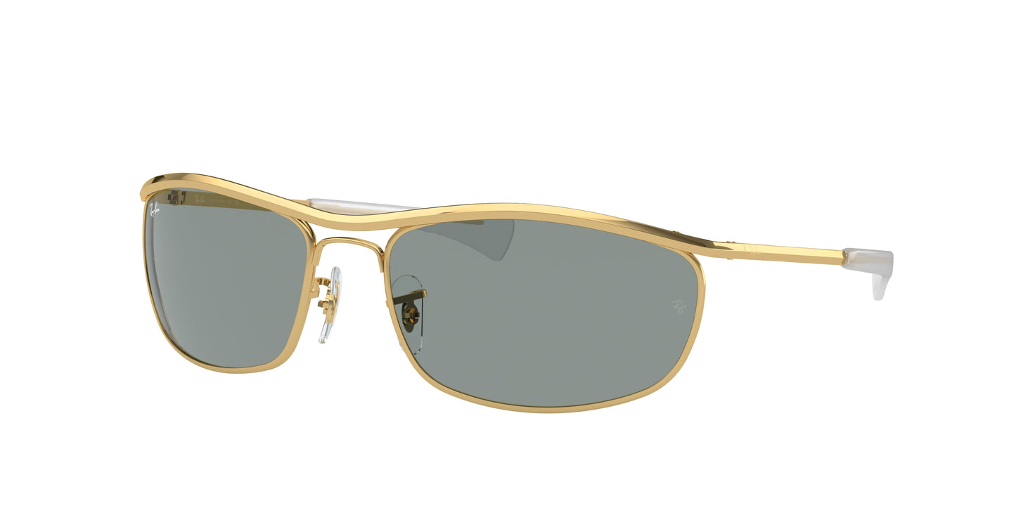 Ray-Ban OLYMPIAN I DELUXE RB3119M Oval Sunglasses 001/56-Gold 62-125-18 - Color Map Gold