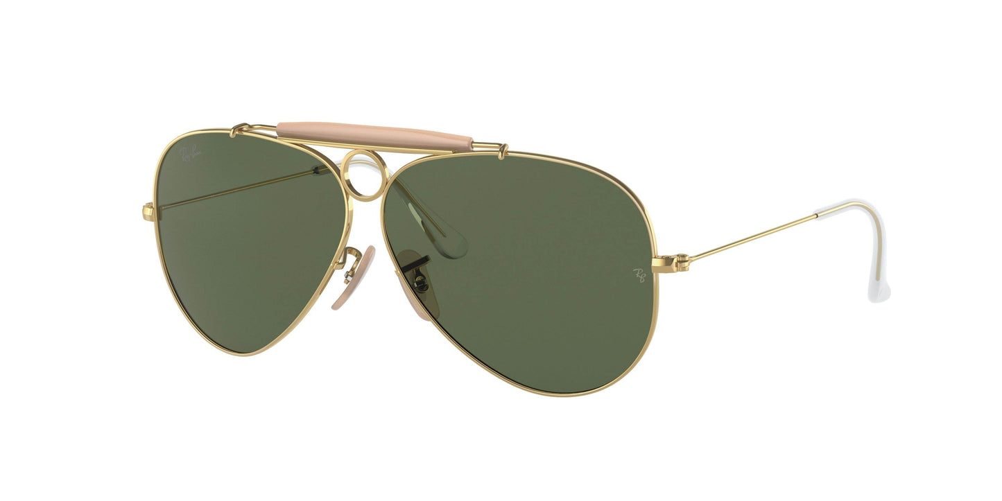 Ray-Ban SHOOTER RB3138 Pilot Sunglasses - Lensntrends