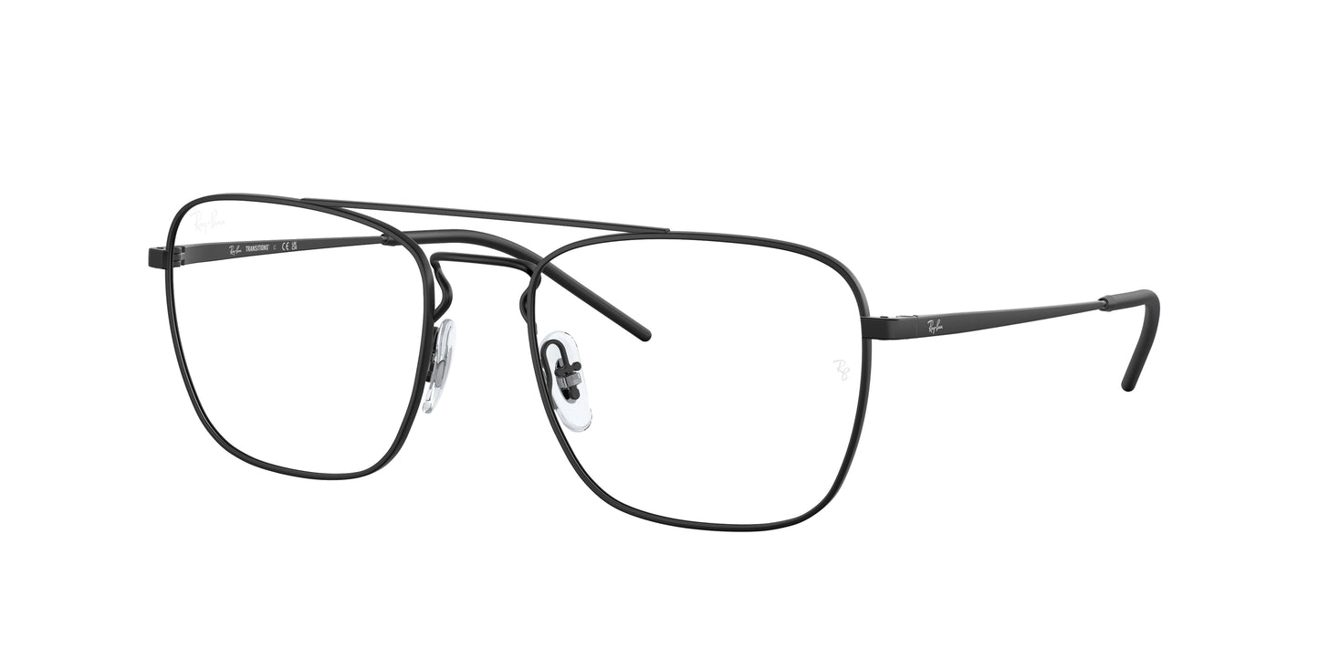 Ray-Ban RB3588 Square Sunglasses 9014M3-Black 55-140-19 - Color Map Black