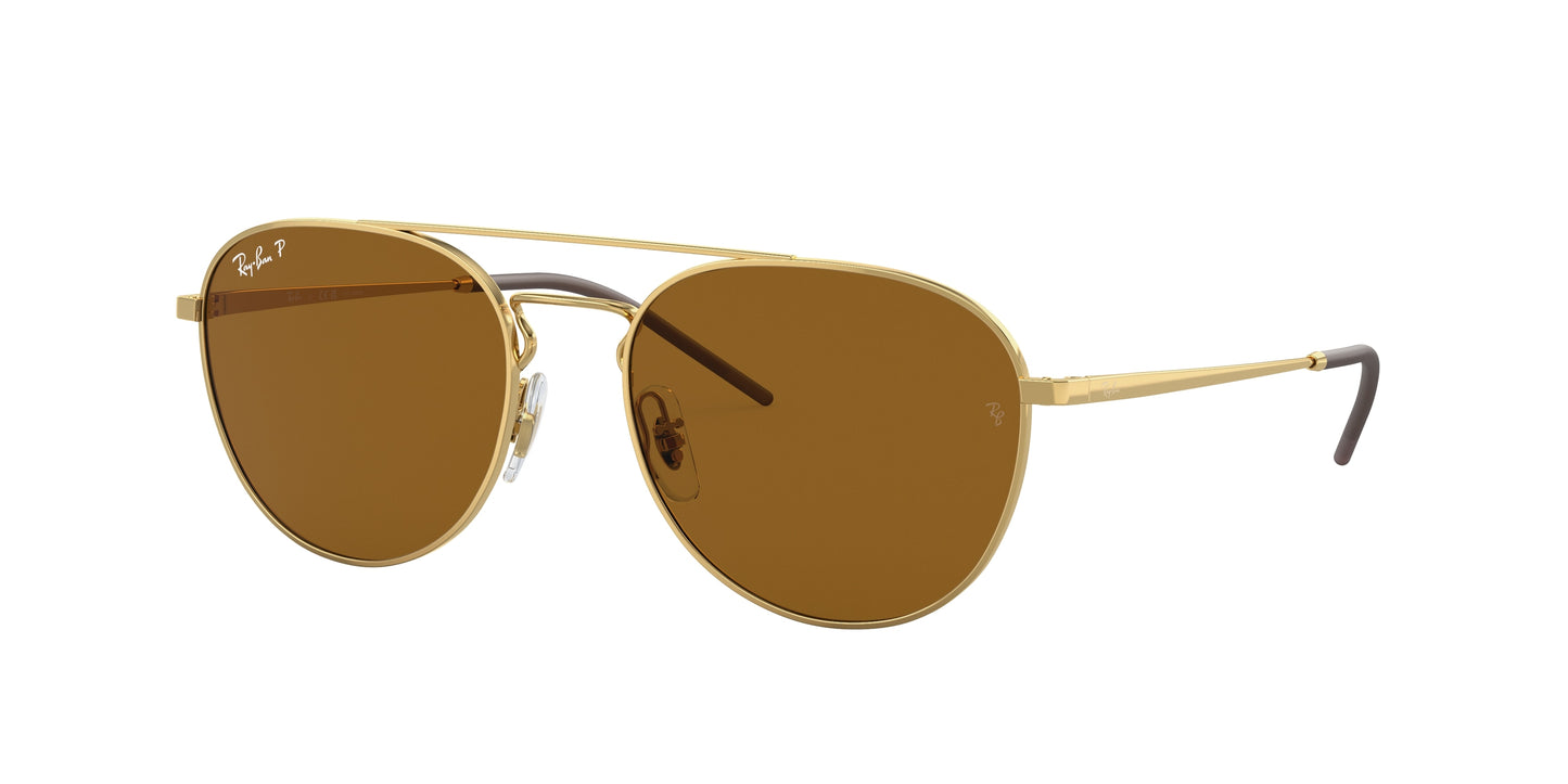 Ray-Ban RB3589 Phantos Sunglasses 925083-Gold 55-140-18 - Color Map Gold