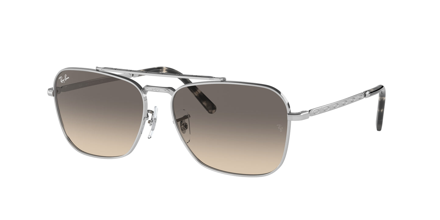 Ray-Ban NEW CARAVAN RB3636 Square Sunglasses 003/32-Silver 58-140-15 - Color Map Silver