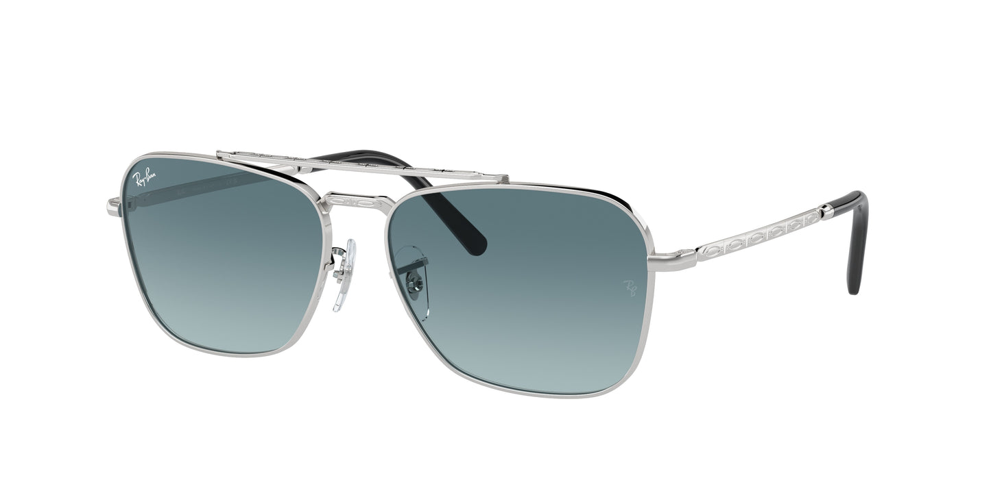 Ray-Ban NEW CARAVAN RB3636 Square Sunglasses 003/3M-Silver 58-140-15 - Color Map Silver