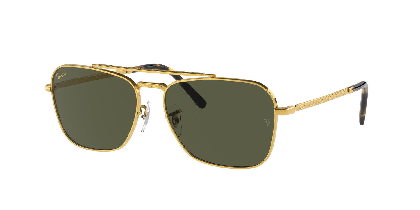 Ray-Ban NEW CARAVAN RB3636 Square Sunglasses 919631-Gold 58-140-15 - Color Map Gold