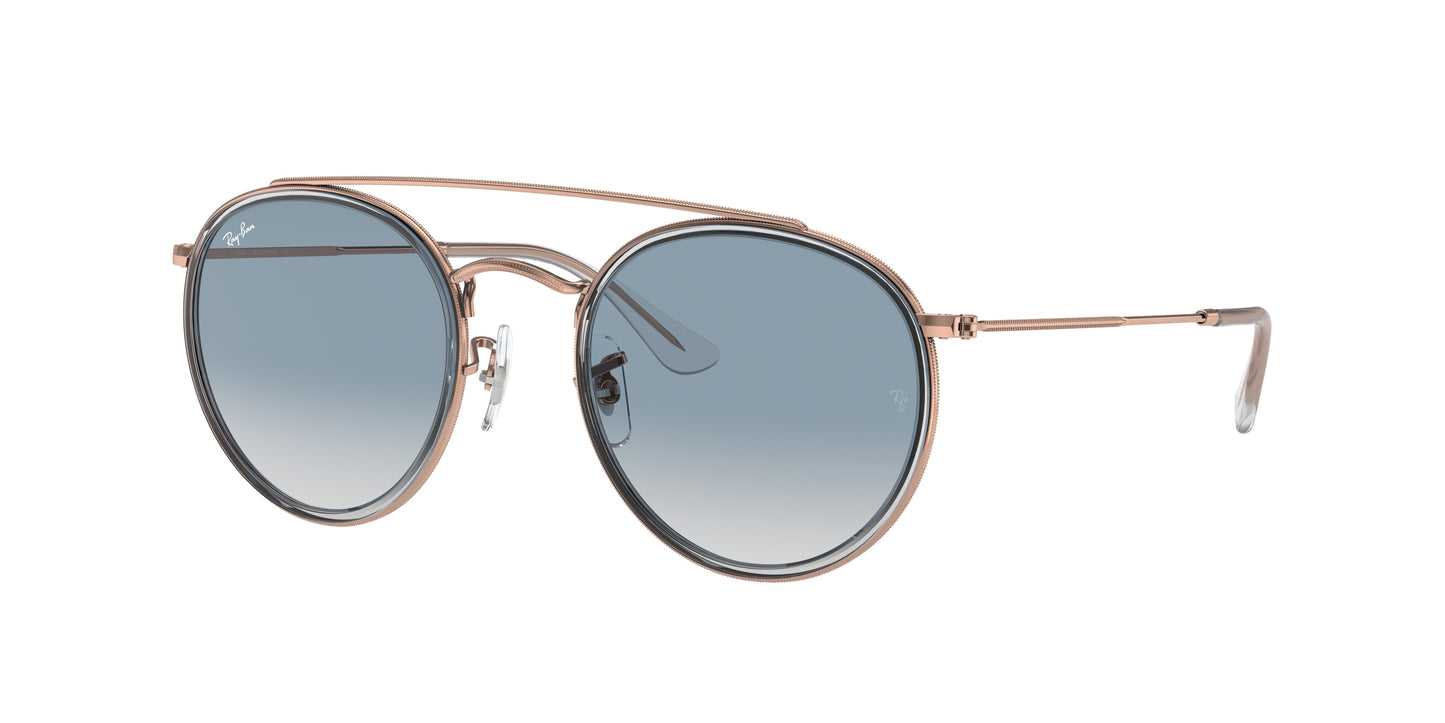 Ray-Ban RB3647N Round Sunglasses 90683F-Copper 51-145-22 - Color Map Copper