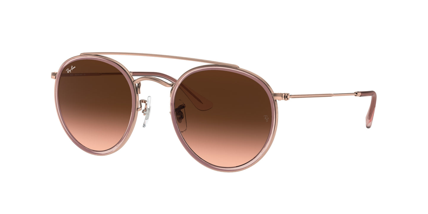 Ray-Ban RB3647N Round Sunglasses 9069A5-Copper 51-145-22 - Color Map Copper