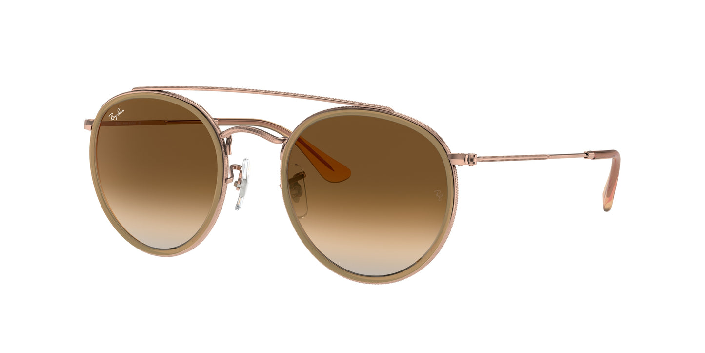 Ray-Ban RB3647N Round Sunglasses 907051-Copper 51-145-22 - Color Map Copper