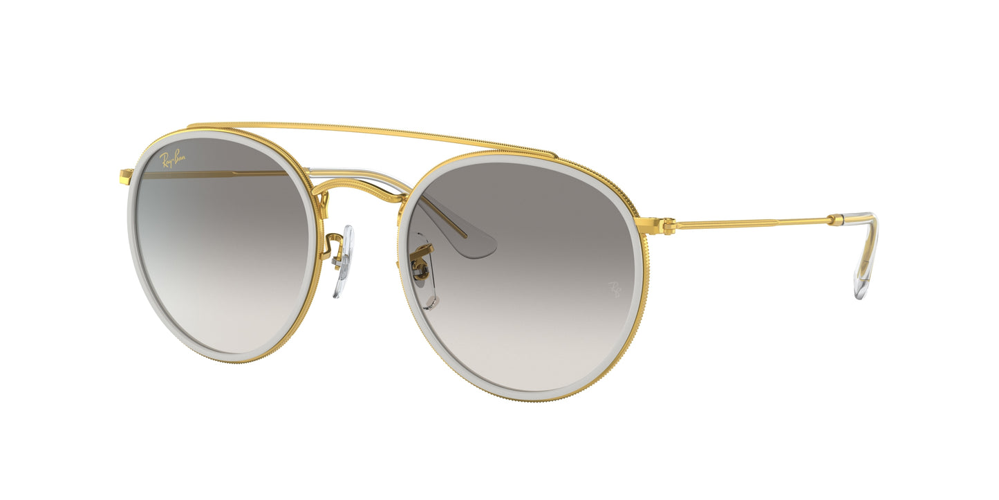 Ray-Ban RB3647N Round Sunglasses 923632-Gold 51-145-22 - Color Map Gold