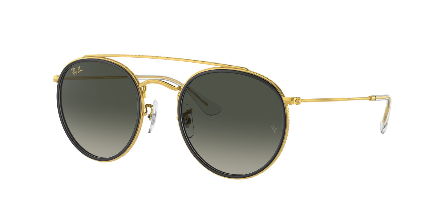 Ray-Ban RB3647N Round Sunglasses 923871-Gold 51-145-22 - Color Map Gold