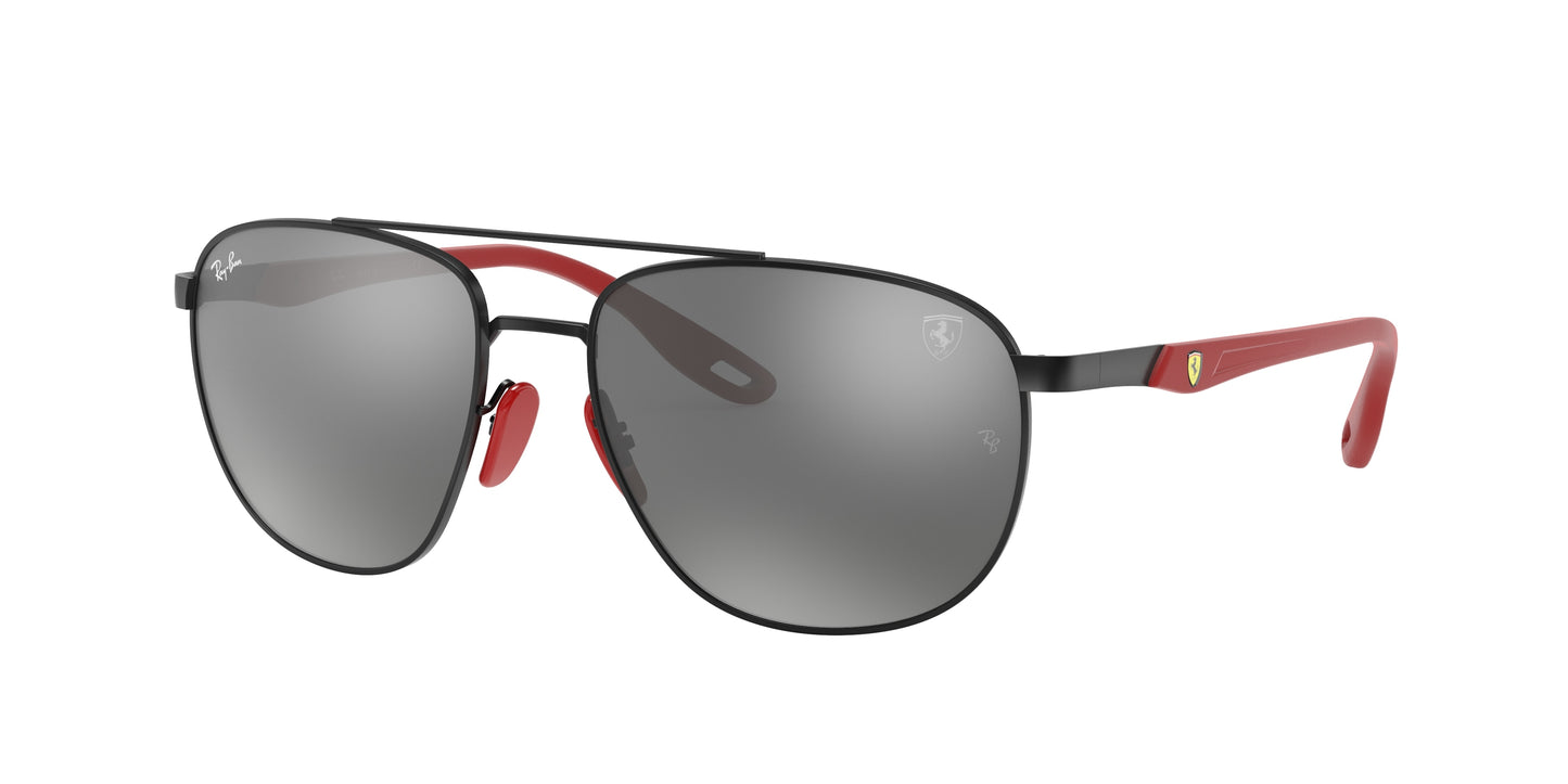Ray-Ban RB3659M Square Sunglasses F0026G-Black 57-140-17 - Color Map Black