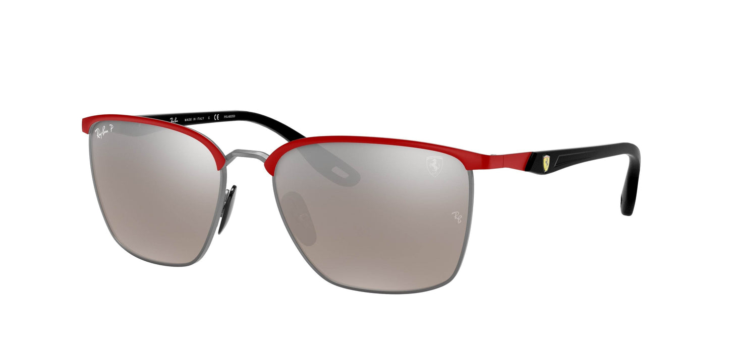 Ray-Ban SCUDERIA FERRARI COLLECTION RB3673M Square Sunglasses - Lensntrends