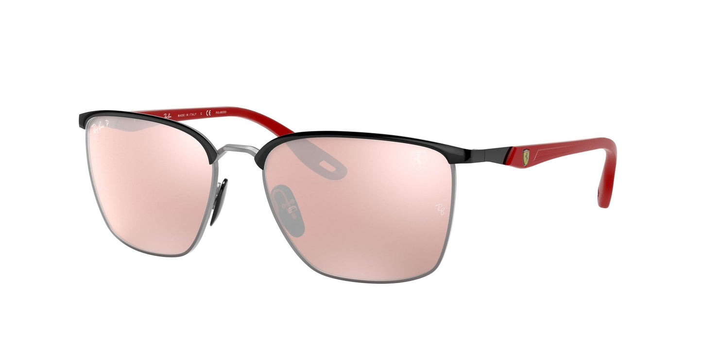 Ray-Ban SCUDERIA FERRARI COLLECTION RB3673M Square Sunglasses - Lensntrends