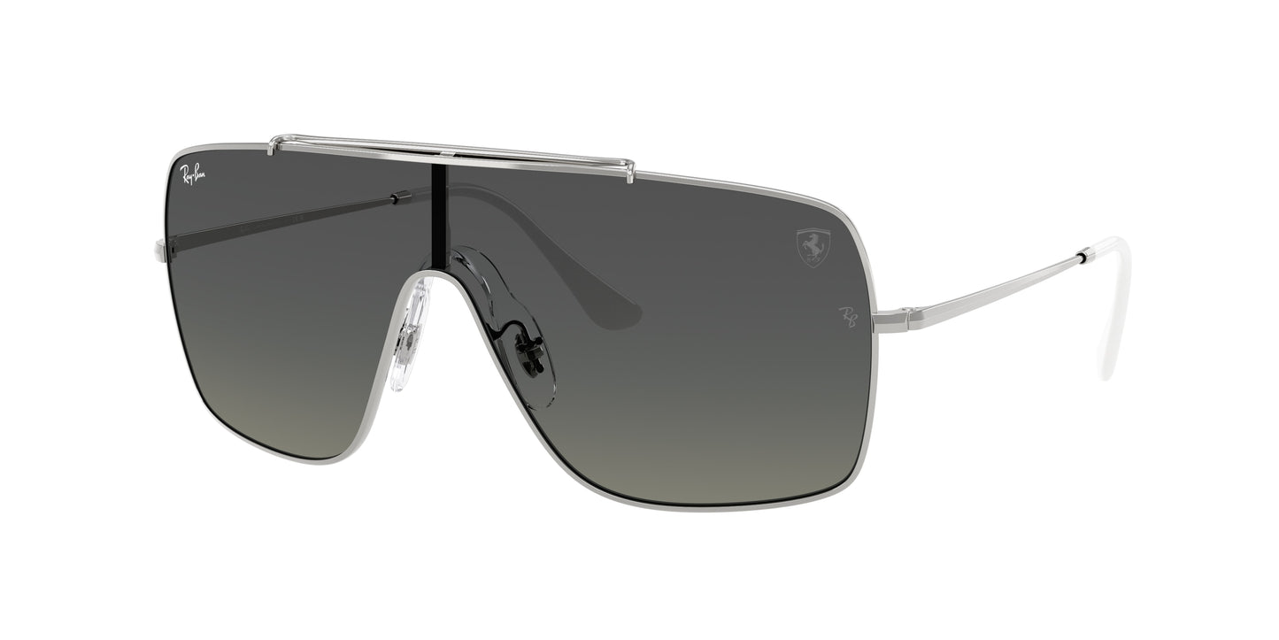 Ray-Ban RB3697M Square Sunglasses F1048G-Silver 0-140-135 - Color Map Silver