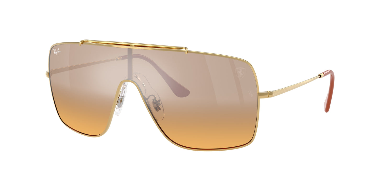 Ray-Ban RB3697M Square Sunglasses F105Y1-Arista Gold 0-140-135 - Color Map Gold
