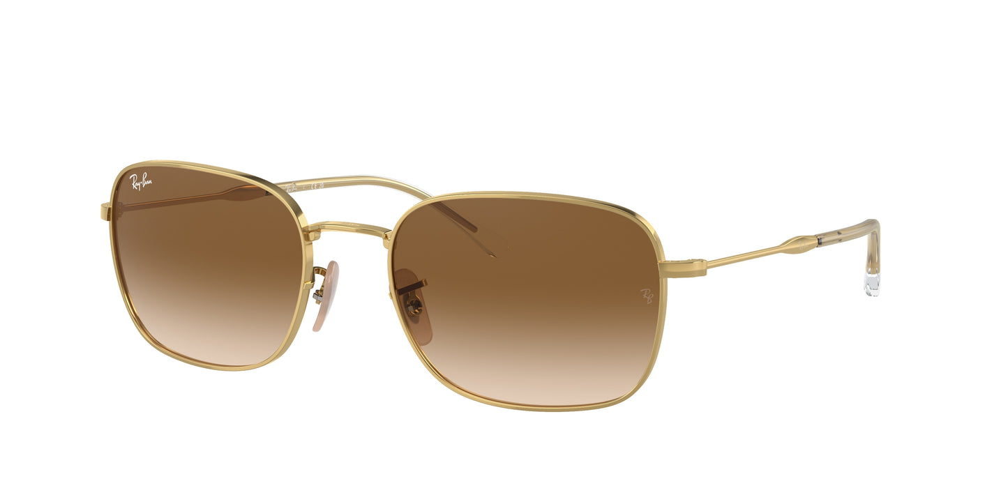 Ray-Ban RB3706 Pillow Sunglasses 001/51-Gold 57-145-20 - Color Map Gold