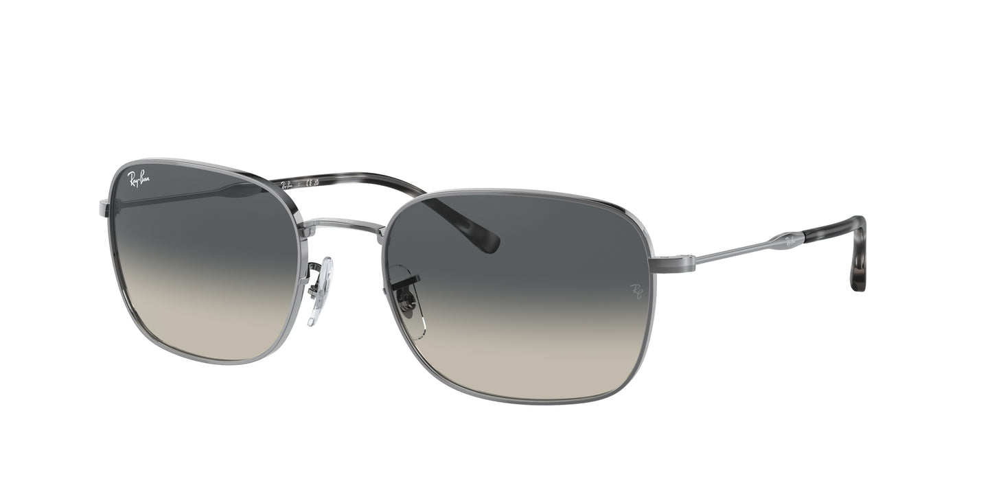 Ray-Ban RB3706 Pillow Sunglasses 004/71-Gunmetal 57-145-20 - Color Map Grey
