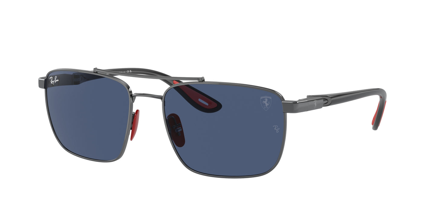 Ray-Ban RB3715M Square Sunglasses F08580-Gunmetal 58-145-18 - Color Map Grey