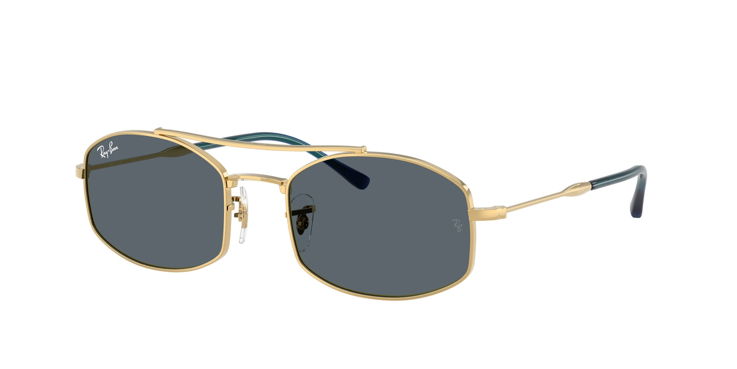 Ray-Ban RB3719 Oval Sunglasses 9278R5-Arista Gold 54-145-20 - Color Map Gold