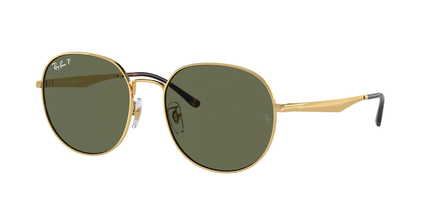 Ray-Ban RB3727D Phantos Sunglasses 001/9A-Gold 57-145-19 - Color Map Gold