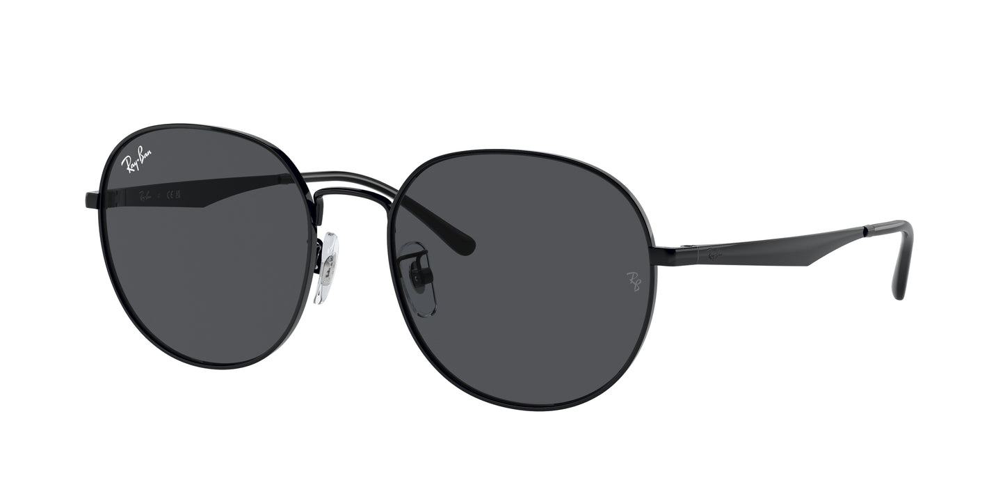 Ray-Ban RB3727D Phantos Sunglasses 002/87-Black 57-145-19 - Color Map Black
