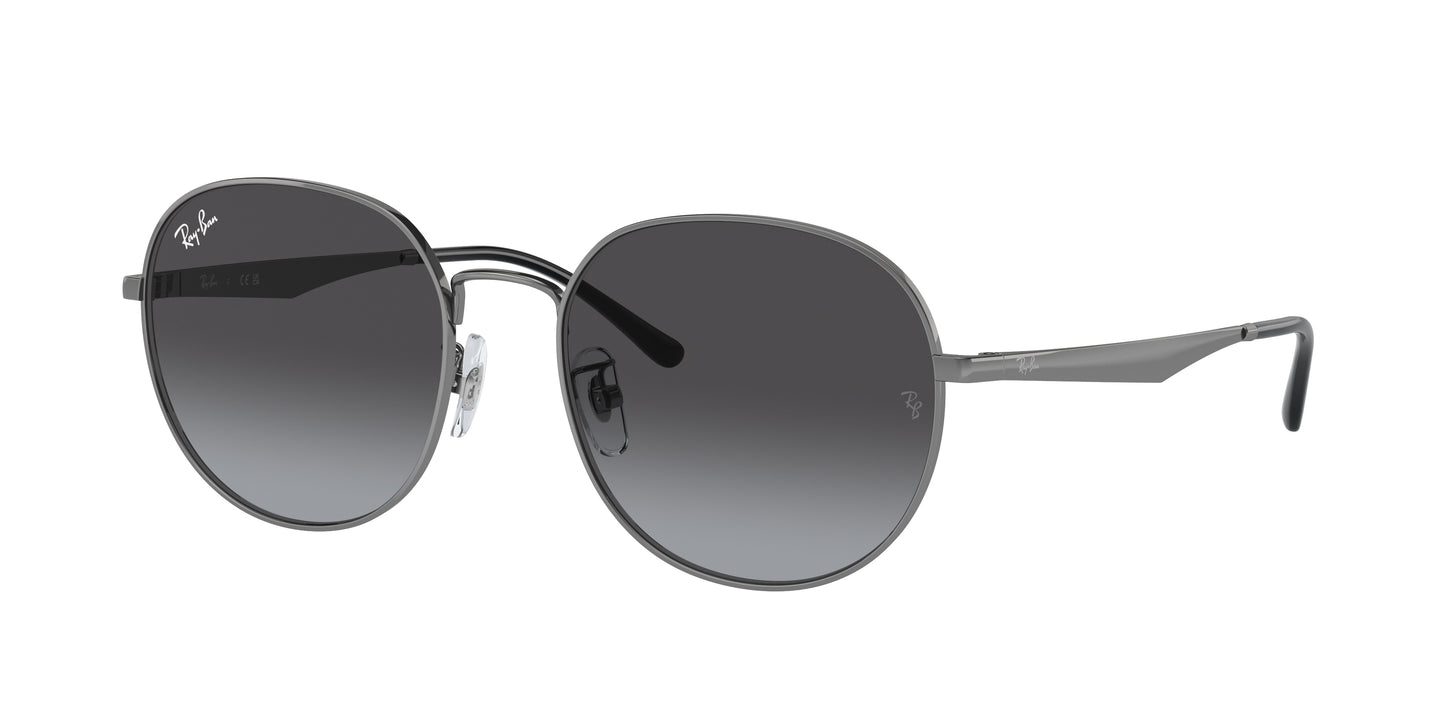Ray-Ban RB3727D Phantos Sunglasses 004/8G-Gunmetal 57-145-19 - Color Map Grey