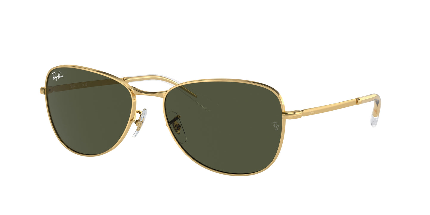 Ray-Ban RB3733 Pilot Sunglasses 001/31-Gold 59-145-17 - Color Map Gold