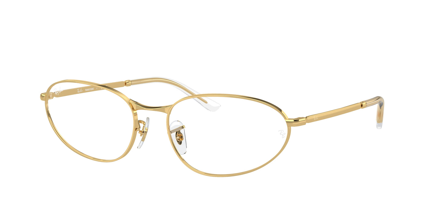 Ray-Ban RB3734 Irregular Sunglasses 001/GG-Gold 59-145-18 - Color Map Gold